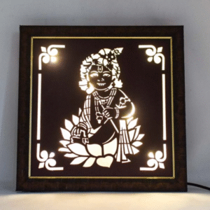 Baby Krishna LED Light Frame