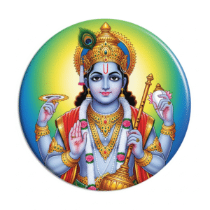 Lord Vishnu Magnet – Set of 5