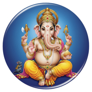 Lord Ganesha Magnet – Set of 5