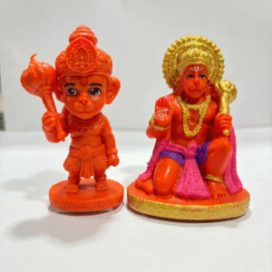 Orange Hanuman Idol Set