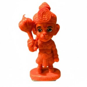 Mini Hanuman Ji Orange Idol